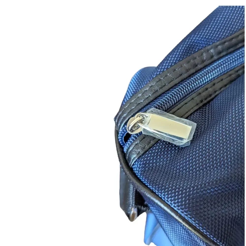 Chrome Azzaro Duffle Bag Navy Blue & Black